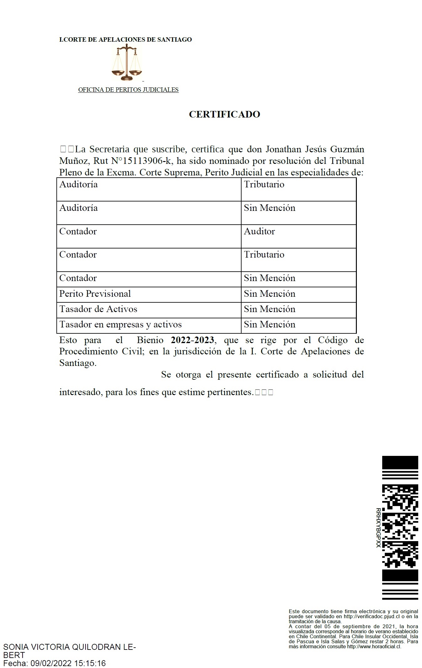 Certif perito Stgo 2